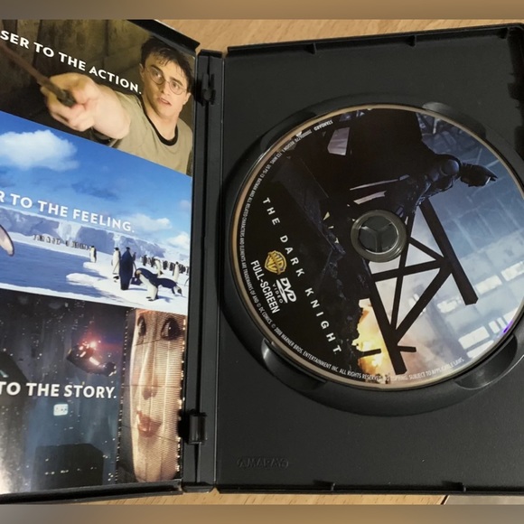 Batman The Dark Knight DVD 2008 Full Screen Heath Ledger - Picture 2 of 3